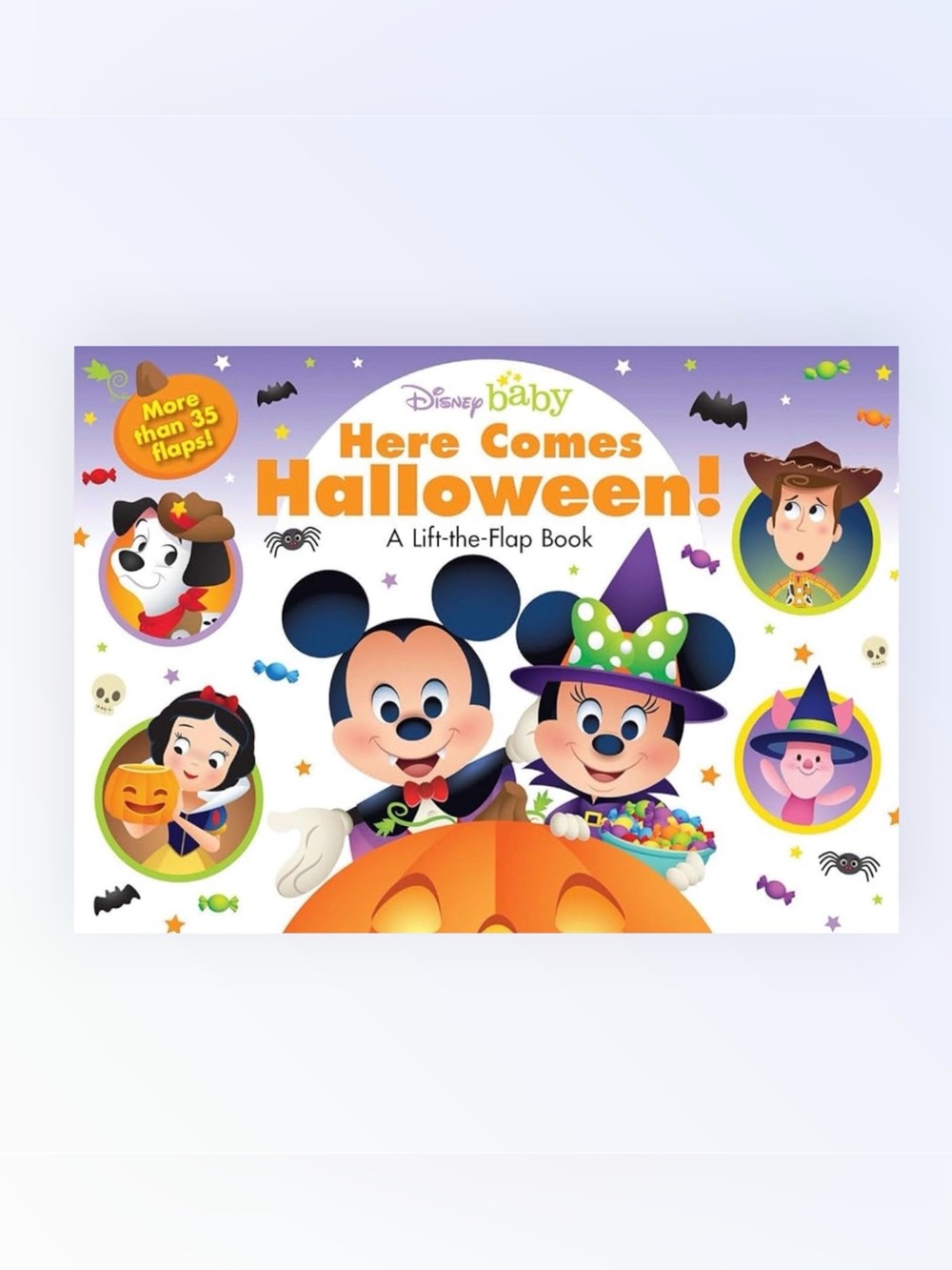 New Disney Baby Here Comes Halloween Lift-the-Flap Book